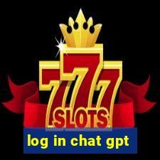 log in chat gpt